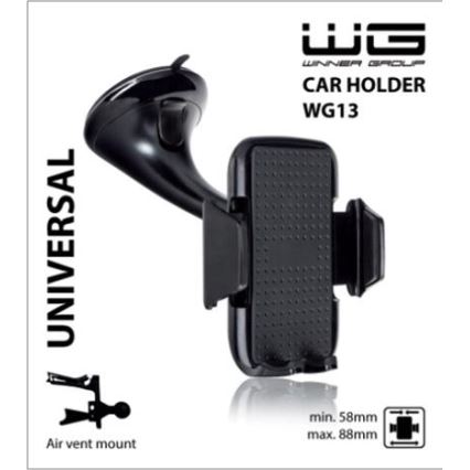 Winner Group - Autopuhelimen pidike kohteelle windshield musta