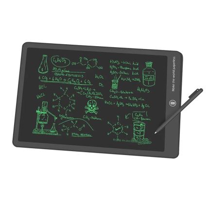 Winner Group - Elektroninen piirustuslauta 15" 1xCR2032 musta