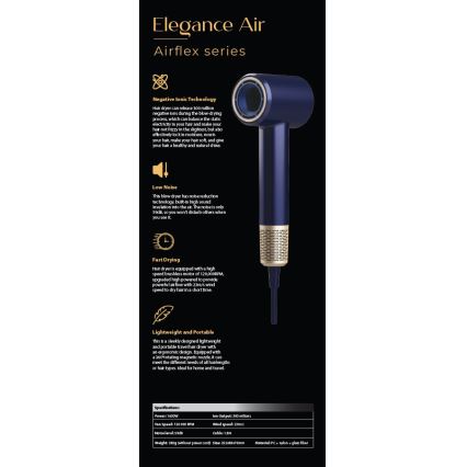 Winner Group - Hiustenkuivain ionisaattorin kanssa Elegance Air 1600W/230V sininen