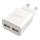 Winner Group - Latausadapteri 2xUSB-A 12W valkoinen