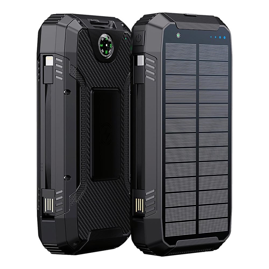 Winner Group - Laturi langattomalla latauksella ja aurinkokennopaneeli 20000 mAh 20W PD