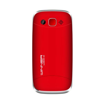 Winner Group - Matkapuhelin senioreille 1600 mAh punainen