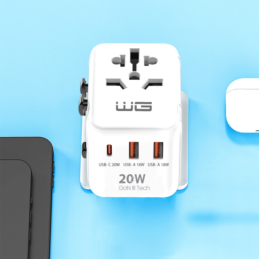Winner Group - Matkustus nopea lataus adapteri Power Delivery 20W valkoinen