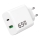 Winner Group - Pikalatausadapteri 1xUSB-C + 1xUSB-A Power Delivery 65W valkoinen