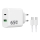 Winner Group - Pikalatausadapteri 2xUSB PD 65W + USB-kaapeli USB-C / USB-C 1m