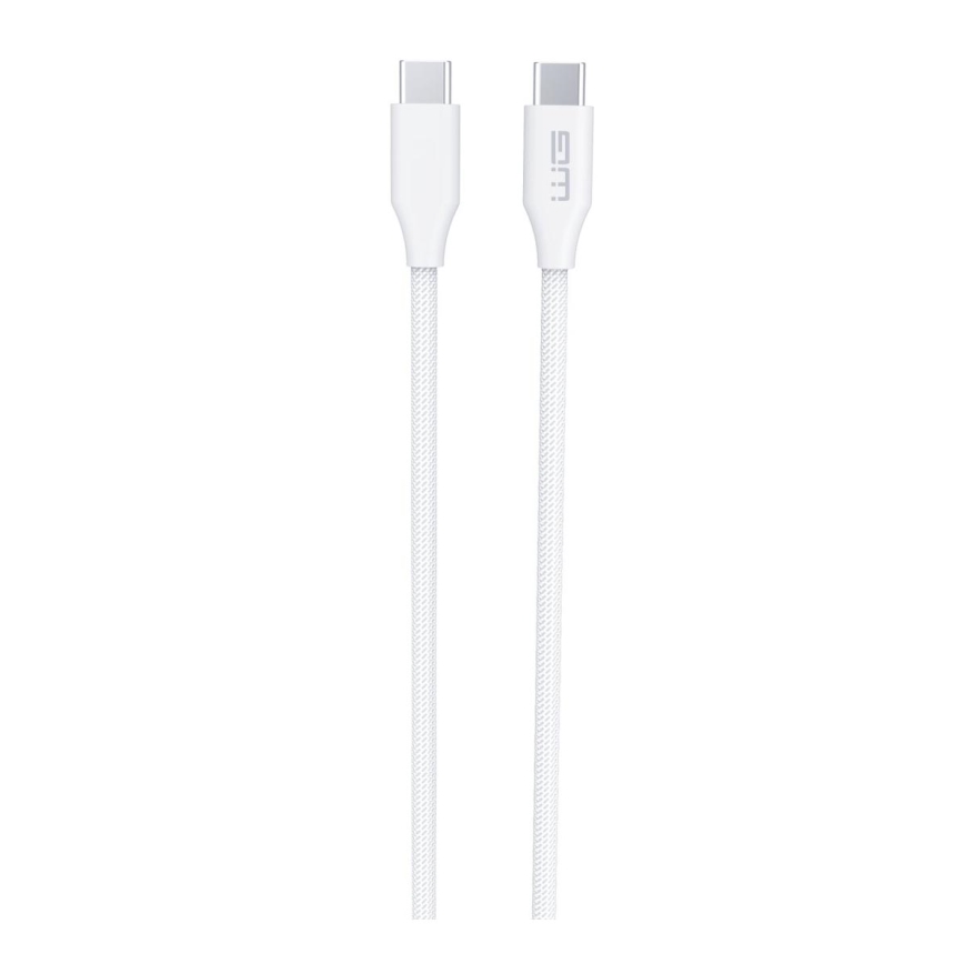 Winner Group - USB-kaapeli USB-C / USB-C 120W 1,5m valkoinen