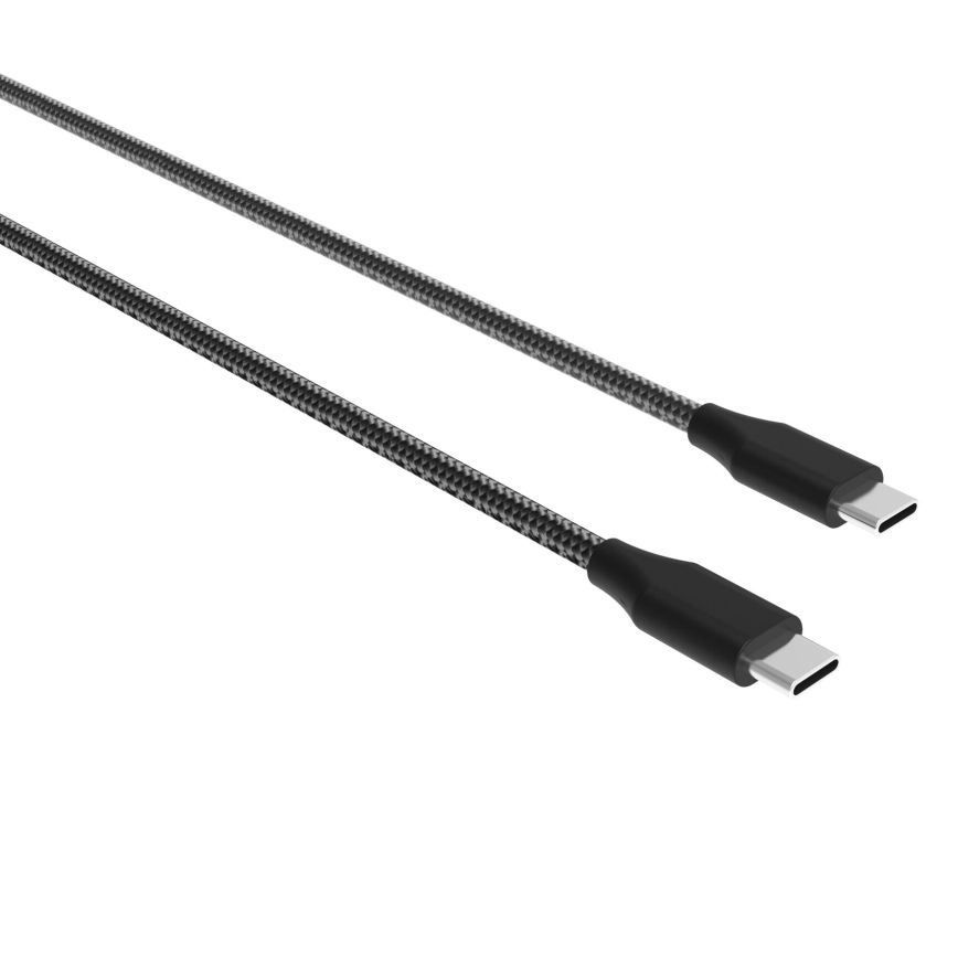 Winner Group - USB-kaapeli USB-C / USB-C 140W 1,5m musta