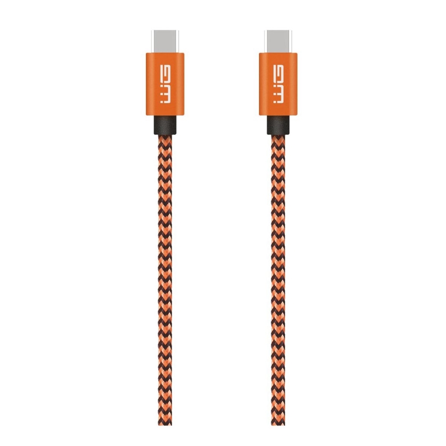 Winner Group - USB-kaapeli USB-C / USB-C 60W 1m oranssi