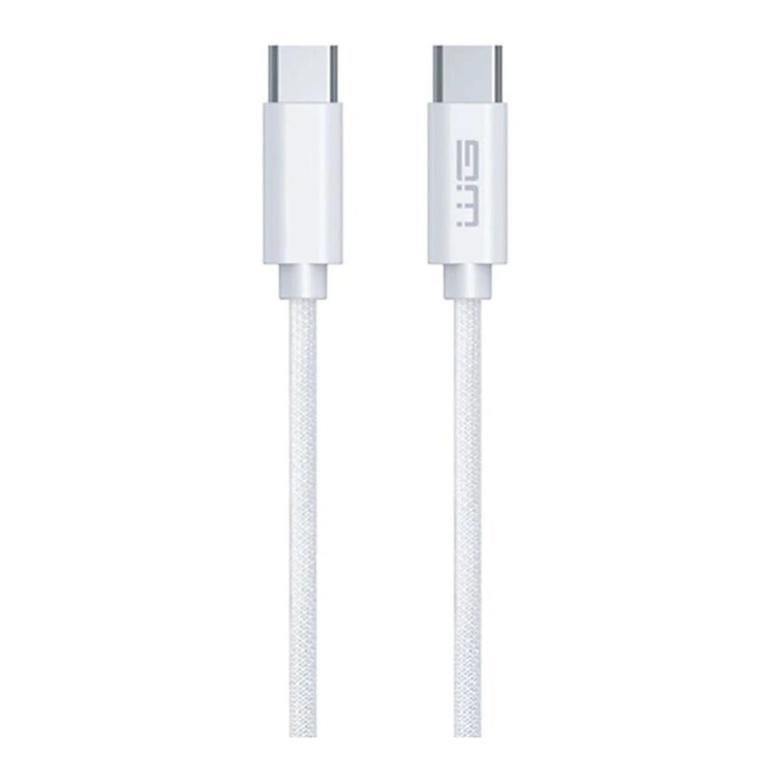 Winner Group - USB-kaapeli USB-C / USB-C 60W 1m valkoinen