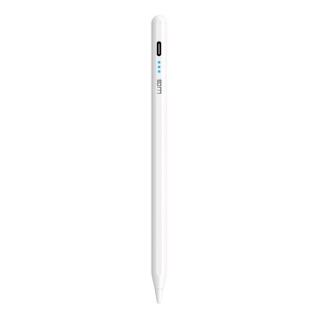 Winner Group - Valkoinen magneettinen kosketuskynä stylus 100 mAh
