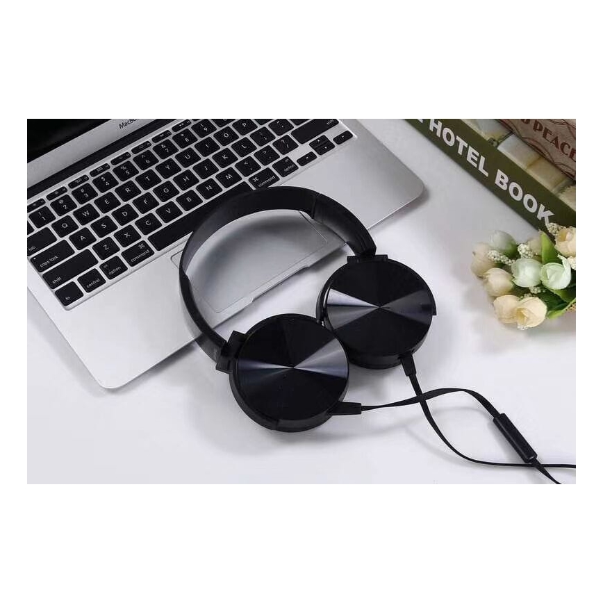 Wired headphones mikrofonilla mini-jack C