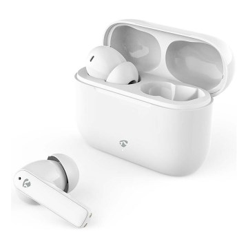 Wireless earphones kanssa ENC IPX4 valkoinen