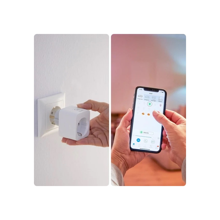 WiZ - Älykäs pistoke F 2300W Wi-Fi SCHUKO