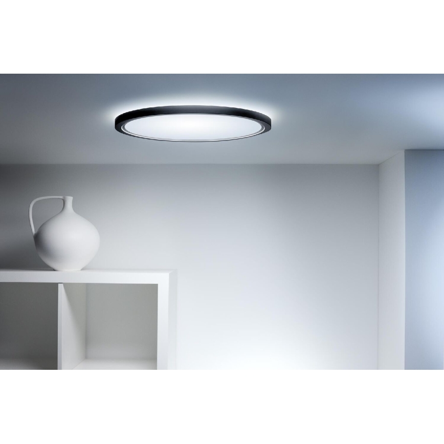 WiZ - Himmennettävä LED-RGB-kattovalaisin SUPERSLIM LED/32W/230V 2700-6500K Wi-Fi musta