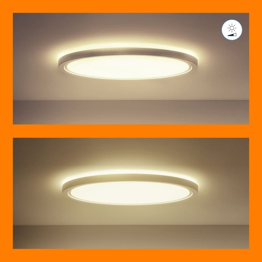 WiZ - Himmennettävä LED-RGB-kattovalaisin SUPERSLIM LED/32W/230V 2700-6500K Wi-Fi valkoinen