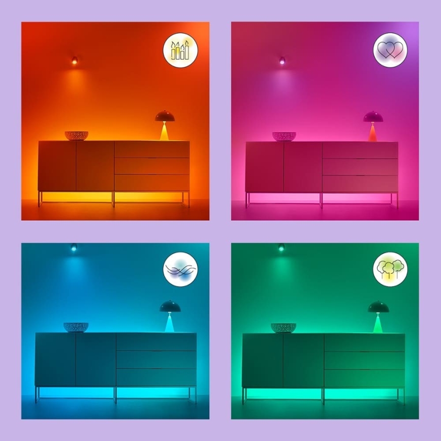 WiZ - Himmennettävä LED-RGB-kattovalaisin SUPERSLIM LED/32W/230V 2700-6500K Wi-Fi valkoinen