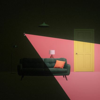 WiZ - Kotipäivystyssetti: 1x kamera + 3x LED RGB-lamppu A60 E27/8,5W/230V Wi-Fi