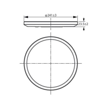 WiZ - LED Himmennettävä kattovalo SUPERSLIM LED/14W/230V 2700-6500K Wi-Fi valkoinen