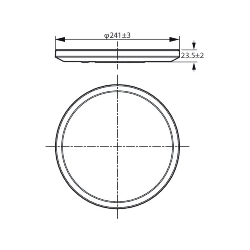 WiZ - LED Himmennettävä kattovalo SUPERSLIM LED/14W/230V 2700-6500K Wi-Fi valkoinen