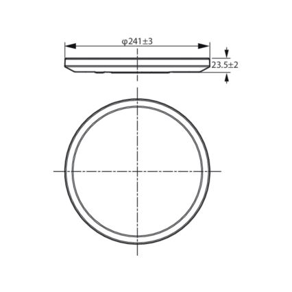 WiZ - LED Himmennettävä kattovalo SUPERSLIM LED/14W/230V 2700-6500K Wi-Fi musta