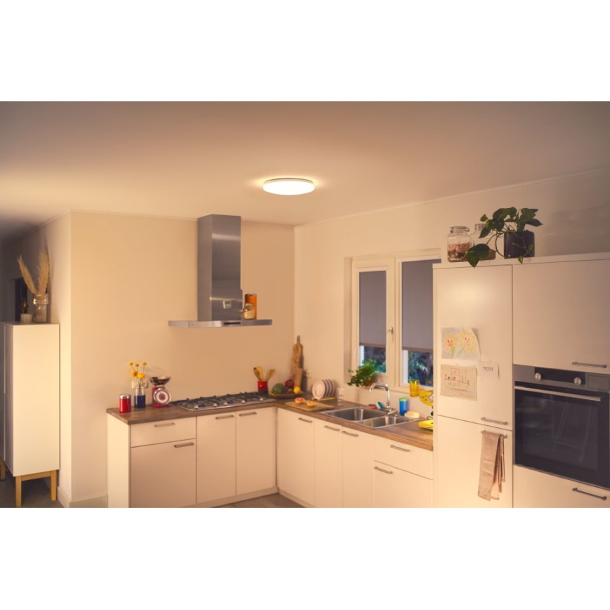 WiZ - LED Himmennettävä kattovalo SUPERSLIM LED/17W/230V 2700K Wi-Fi