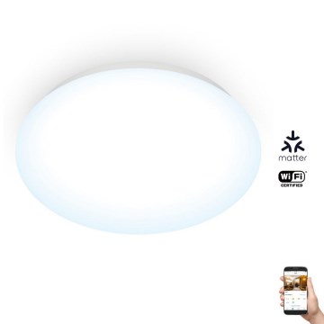 WiZ - LED Himmennettävä kattovalo SUPERSLIM LED/17W/230V 4000K Wi-Fi