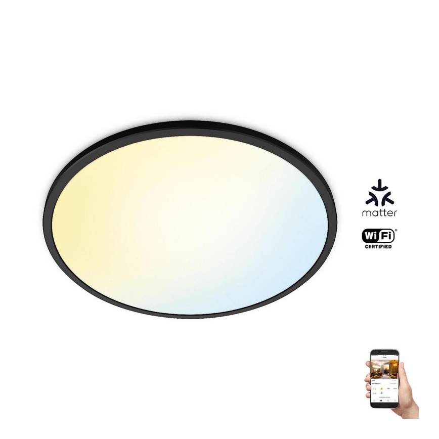 WiZ - LED Himmennettävä kattovalo SUPERSLIM LED/32W/230V 2700-6500K Wi-Fi musta