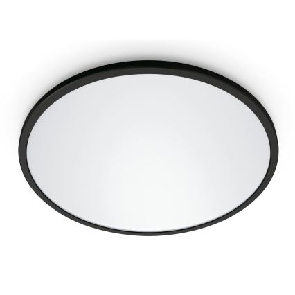 WiZ - LED Himmennettävä kattovalo SUPERSLIM LED/32W/230V 2700-6500K Wi-Fi musta