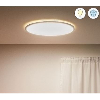 WiZ - LED Himmennettävä kattovalo SUPERSLIM LED/32W/230V 2700-6500K Wi-Fi valkoinen