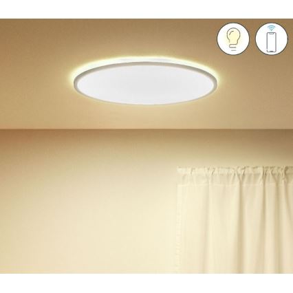 WiZ - LED Himmennettävä kattovalo SUPERSLIM LED/32W/230V 2700-6500K Wi-Fi valkoinen