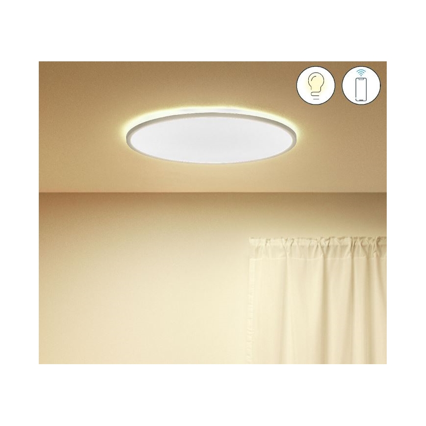 WiZ - LED Himmennettävä kattovalo SUPERSLIM LED/32W/230V 2700-6500K Wi-Fi valkoinen