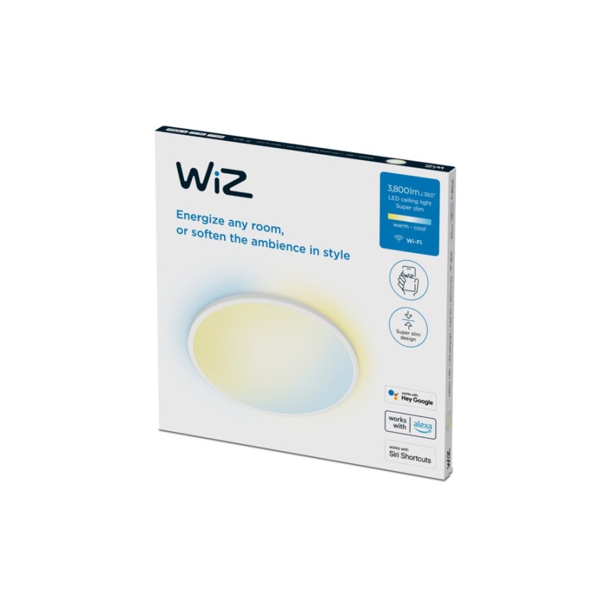 WiZ - LED Himmennettävä kattovalo SUPERSLIM LED/32W/230V 2700-6500K Wi-Fi valkoinen