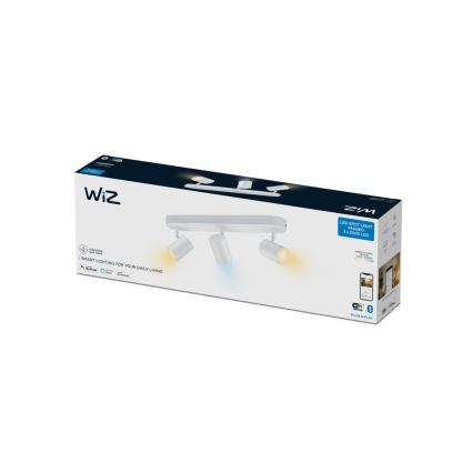 WiZ - LED Himmennettävä kohdevalo IMAGEO 3xGU10/4,9W/230V 2700-6500K Wi-Fi CRI 90 valkoinen