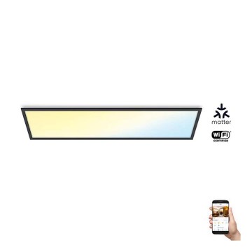 WiZ - LED Himmennettävä paneeli SUPERSLIM LED/36W/230V 2700-6500K Wi-Fi musta