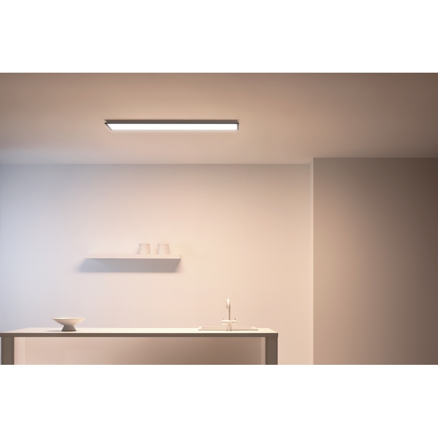 WiZ - LED Himmennettävä paneeli SUPERSLIM LED/36W/230V 2700-6500K Wi-Fi musta