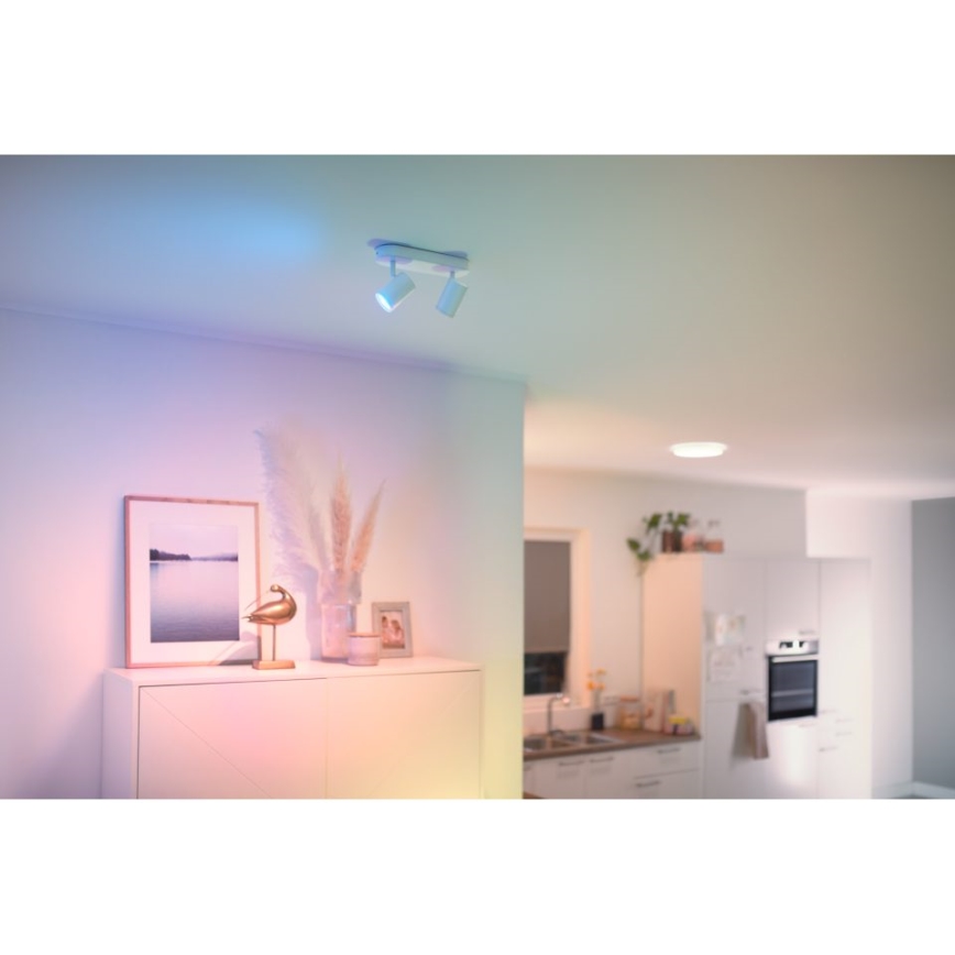 WiZ - LED Himmennettävä polttimo IMAGEO 1xGU10/4,9W/230V 2700-6500K CRI 90 Wi-Fi valkoinen