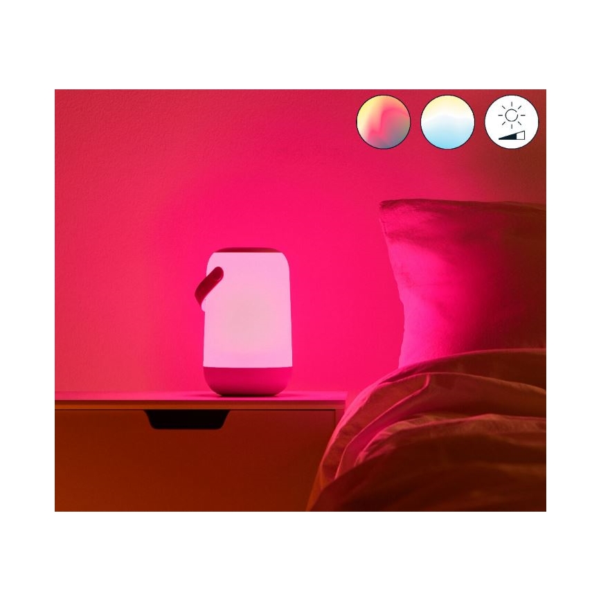 WiZ - LED RGBW Himmennettävä kannettava lamppu MOBILE LED/13,5W/5V 2200-6500K Wi-Fi