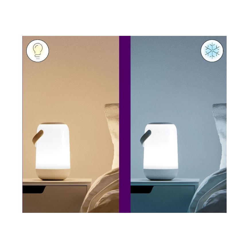 WiZ - LED RGBW Himmennettävä kannettava lamppu MOBILE LED/13,5W/5V 2200-6500K Wi-Fi