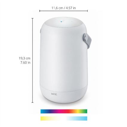 WiZ - LED RGBW Himmennettävä kannettava lamppu MOBILE LED/13,5W/5V 2200-6500K Wi-Fi