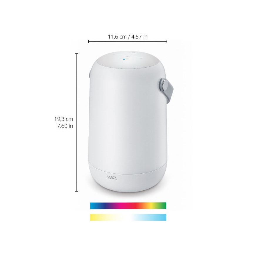 WiZ - LED RGBW Himmennettävä kannettava lamppu MOBILE LED/13,5W/5V 2200-6500K Wi-Fi
