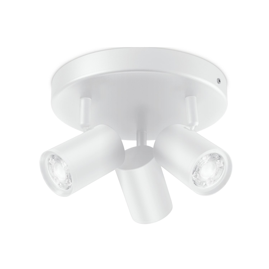 WiZ - LED RGBW Himmennettävä kohdevalo IMAGEO 3xGU10/4,9W/230V 2200-6500K Wi-Fi CRI 90 valkoinen