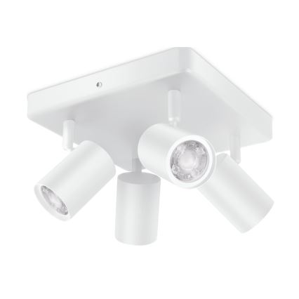 WiZ - LED RGBW Himmennettävä kohdevalo IMAGEO 4xGU10/4,9W/230V 2200-6500K Wi-Fi CRI 90 valkoinen