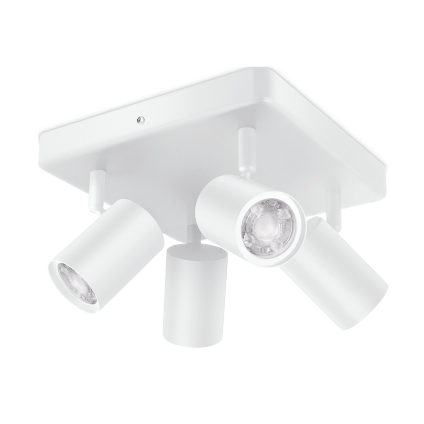 WiZ - LED RGBW Himmennettävä kohdevalo IMAGEO 4xGU10/4,9W/230V 2200-6500K Wi-Fi CRI 90 valkoinen