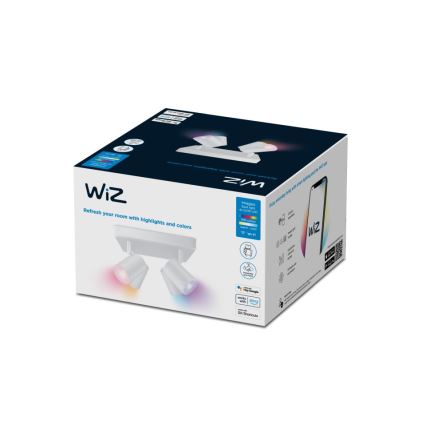 WiZ - LED RGBW Himmennettävä kohdevalo IMAGEO 4xGU10/4,9W/230V 2200-6500K Wi-Fi CRI 90 valkoinen