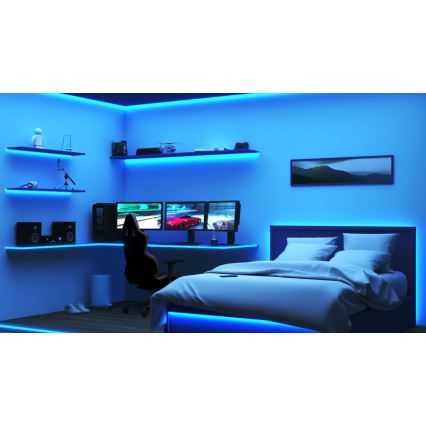 WiZ - LED RGBW Himmennettävä nauha 10m LED/12W/230V 2700-6500K Wi-Fi