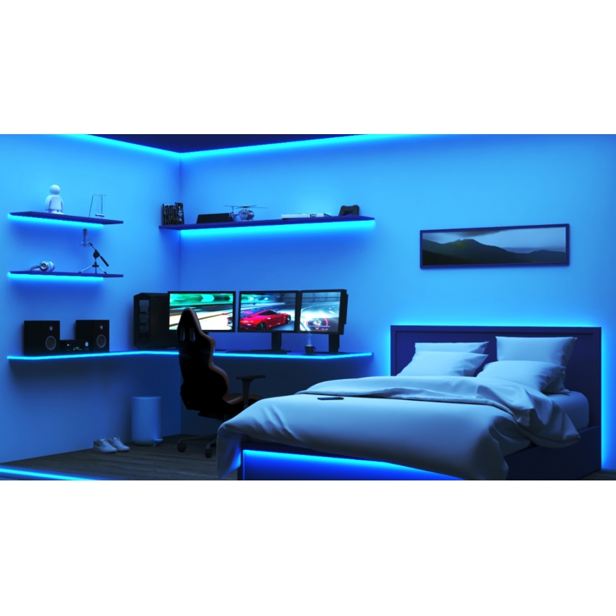 WiZ - LED RGBW Himmennettävä nauha 10m LED/12W/230V 2700-6500K Wi-Fi