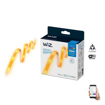 WiZ - LED RGBW Himmennettävä nauha 4m LED/13W/230V 2700-6500K Wi-Fi
