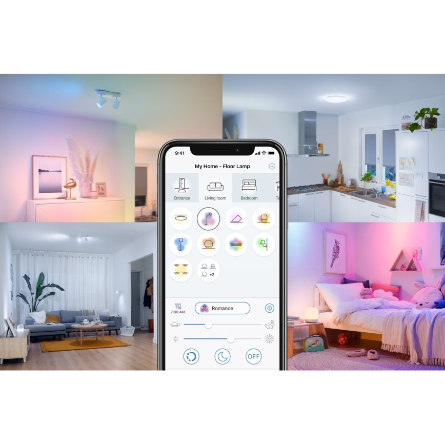 WiZ - LED RGBW Himmennettävä pöytävalaisin HERO LED/9W/230V 2200-6500K Wi-Fi