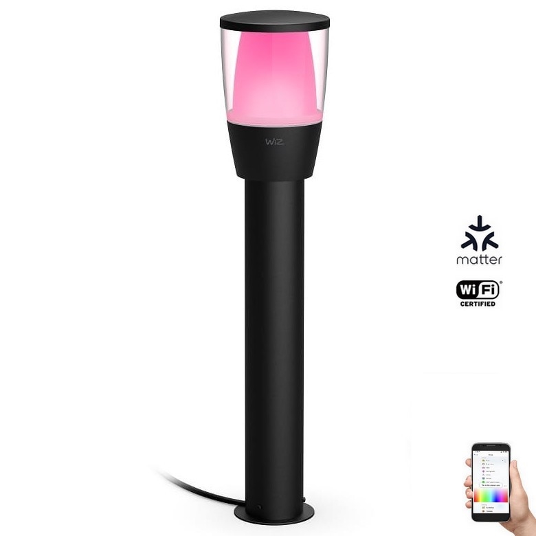 WiZ - LED RGBW Himmennettävä ulko lamppu ELPAS LED/4,8W/12/230V 2700-5000K IP65 Wi-Fi