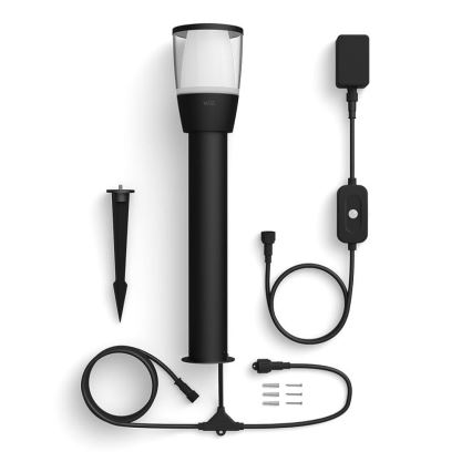 WiZ - LED RGBW Himmennettävä ulko lamppu ELPAS LED/4,8W/12/230V 2700-5000K IP65 Wi-Fi